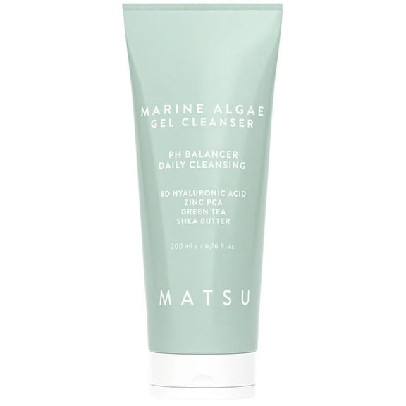 Matsu Marine Algae Gel Cleanser - Facial Cleansing Gel 200ml