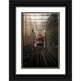 thumbnail image 1 of Matsubara, Hiroki 13x18 Black Ornate Wood Framed with Double Matting Museum Art Print Titled - Retro lines, 1 of 4