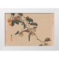 thumbnail image 1 of Matsumura, Keibun 32x23 White Modern Wood Framed Museum Art Print Titled - Bird perched on a branch from a fruit persimmon tree., 1892, 1 of 4