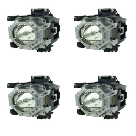 Jaspertronics™ ET-LAD510F Lamp & Housing 4pk Panasonic Projectors 1yr Warranty