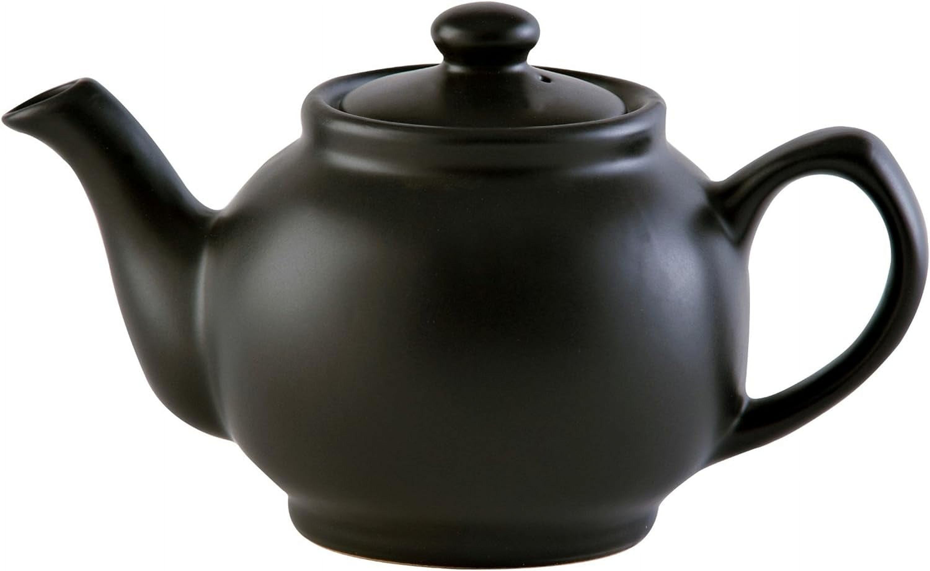 Matt Black 6 Cup Teapot
