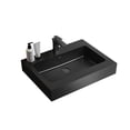 thumbnail image 1 of Matt Black Quartz Basin - Provide A Sophisticated Bathroom Look Sleek Integrated In Upgrade, 1 of 2