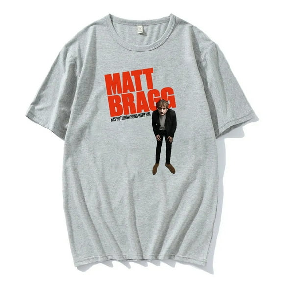 Matt Bragg T-shirt 2024 Has Nothing Worng With Him Tour Short Sleeve Cotton Tee Women Men Streetwear