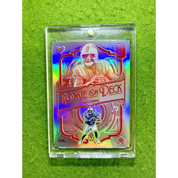 Matt Corral SILVER PRIZM ROOKIE CARD SP RC 2022 Elite MATT CORRAL Rookie on Deck