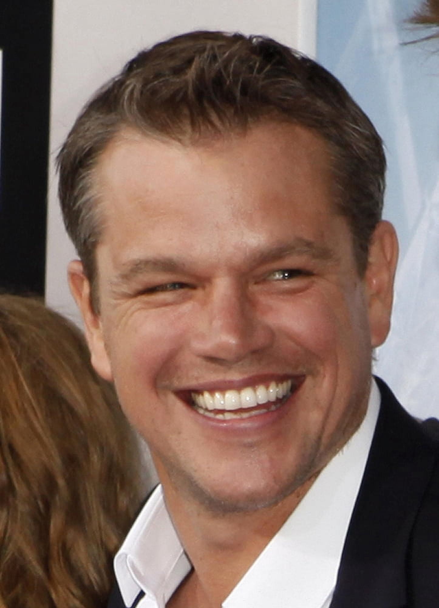 Matt Damon At Arrivals For Elysium Premiere Canvas Art -  (16 x 20)