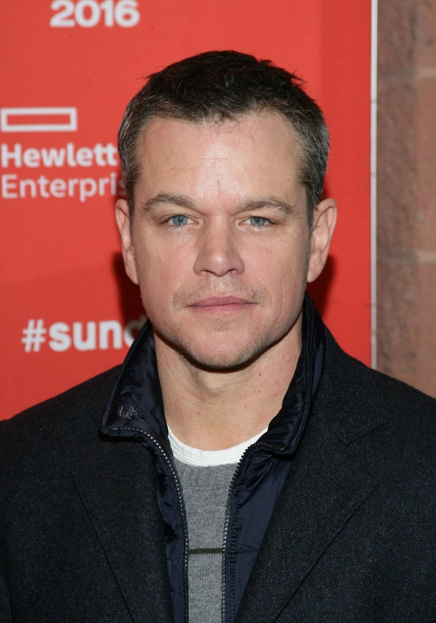 Matt Damon At Arrivals For Manchester By The Sea Premiere At Sundance Film Festival 2016 Canvas Art -  (16 x 20)