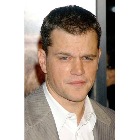 Matt Damon At Arrivals For The Departed Premiere Photo Print