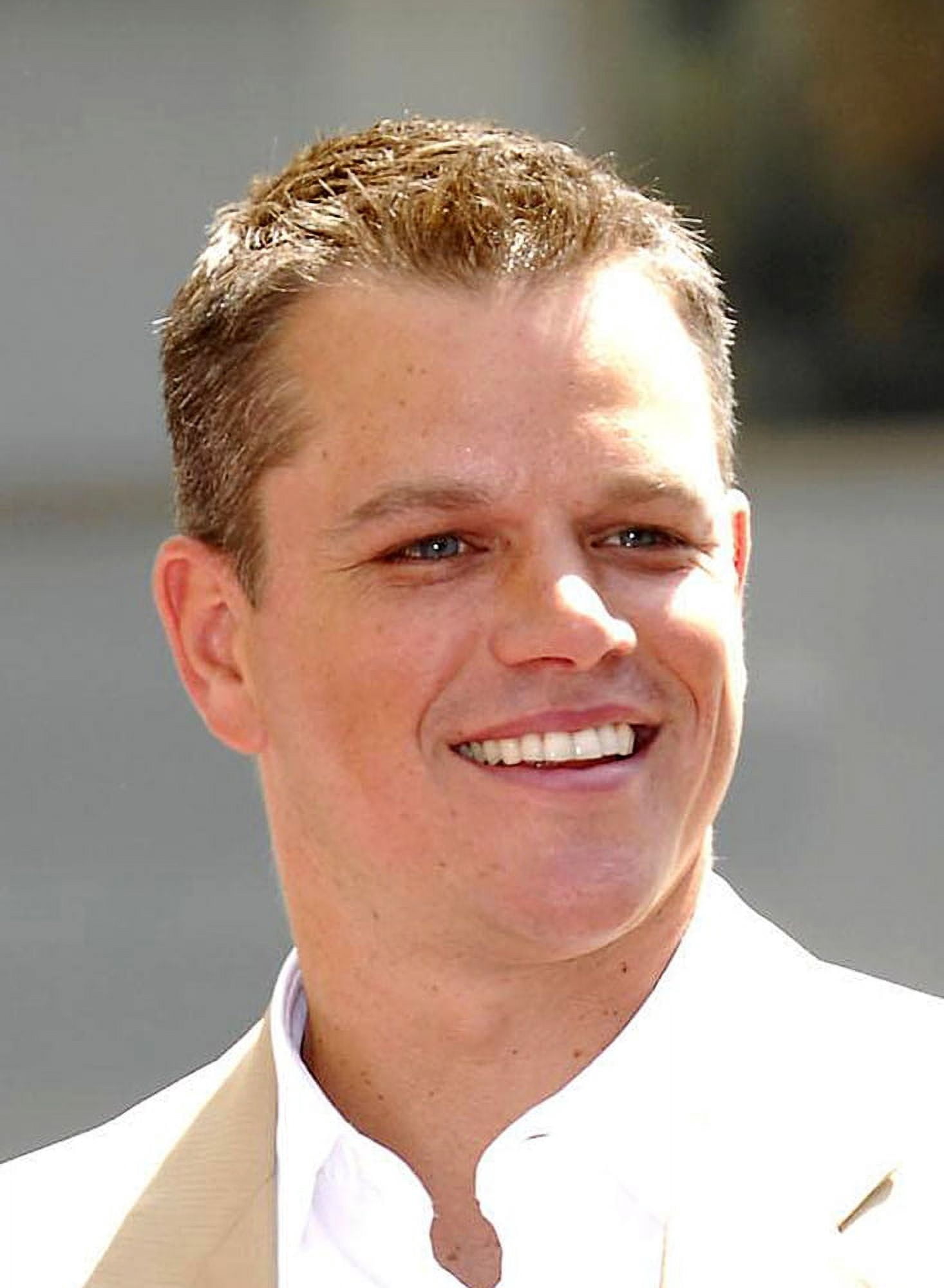 Matt Damon At The Induction Ceremony For Star On The Hollywood Walk Of Fame For Matt Damon Canvas Art - (16 x 20)