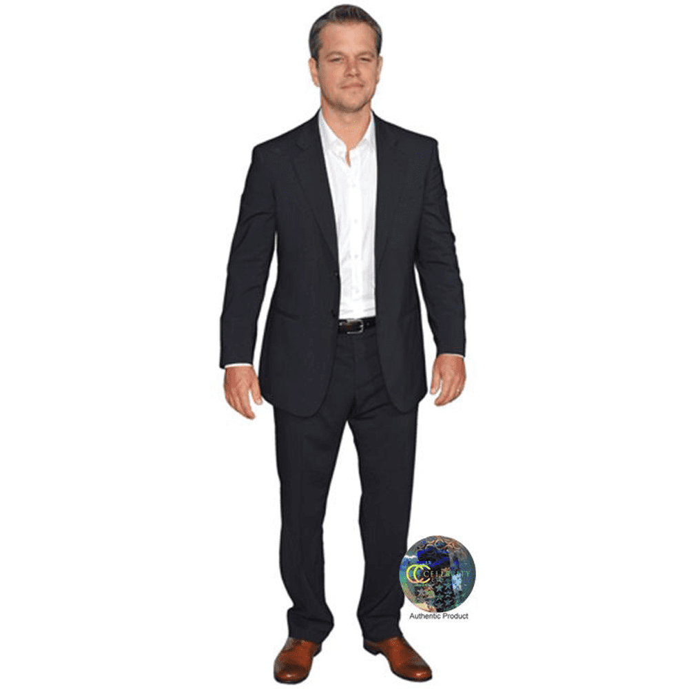 Matt Damon (Suit) Lifesize Cardboard Cutout Standee