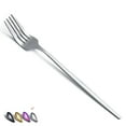 thumbnail image 1 of Matt Dinner Forks 6 Piece, Stainless Steel Forks Silverware Set, Dessert Forks, Table Forks, Salad Forks for Home, Kitchen or Restaurant, Dishwasher Safe (Matt Silver-8.4 Inch), 1 of 7