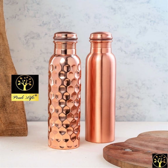 Matt Finish & Diamond - Combo Copper Bottle