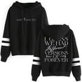 thumbnail image 1 of Matt Hansen Versions of Forever Pullover Hoodie Pocketless Long Sleeve Sweatshirt Unisex Clothes, 1 of 2