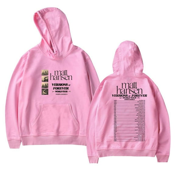 Matt Hansen Versions of Forever Tour Merch Hoodies Women Men Casual Long Sleeve Sweatshirt Fashion Clothes