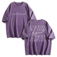 thumbnail image 1 of Matt Hansen Versions of Forever Washed Cotton T-shirt Short Sleeve Crewneck Women Men Fashion Tee, 1 of 2