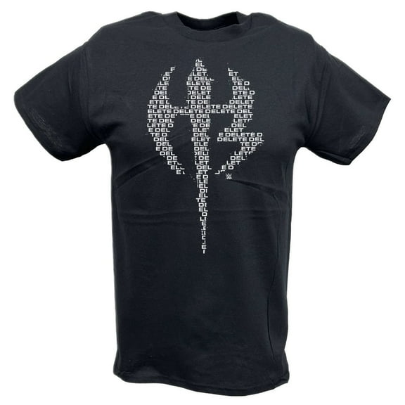 Matt Jeff Hardy Boyz Delete Logo WWE Mens T-shirt L