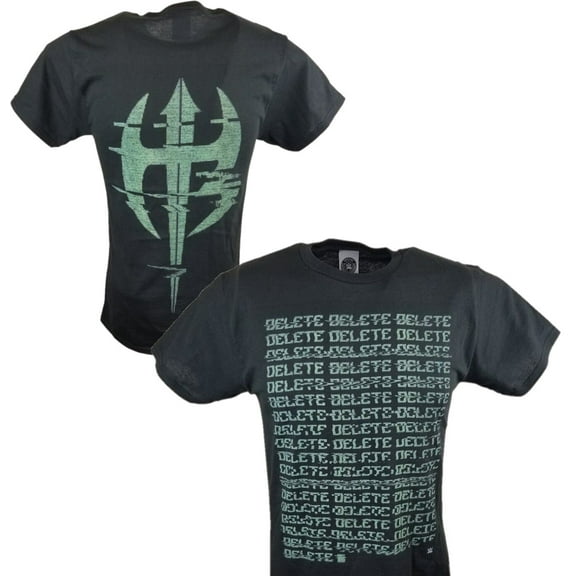 Matt Jeff Hardy Delete Codebreaker WWE Mens T-shirt L