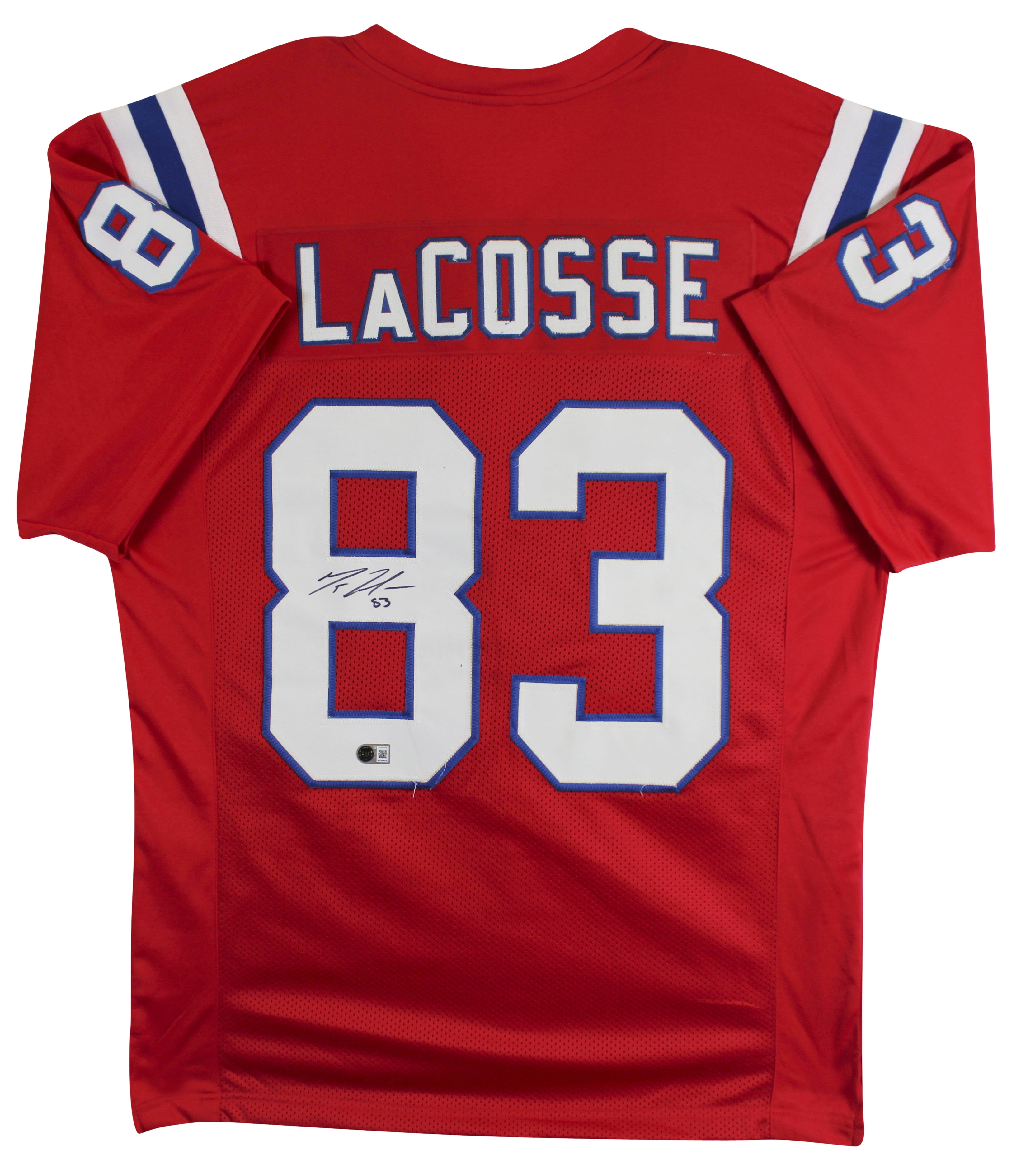 Signging Autographs Matt LaCosse Authentic Signed Red Pro Style Jersey Autographed BAS # ...