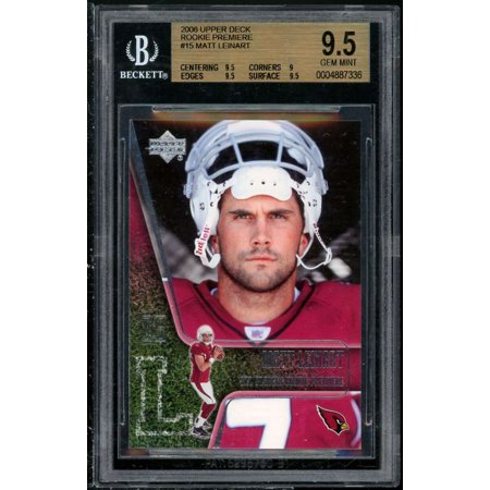 Matt Leinart 2006 Upper Deck Rookie Premiere #15 BGS 9.5 (Read Description)