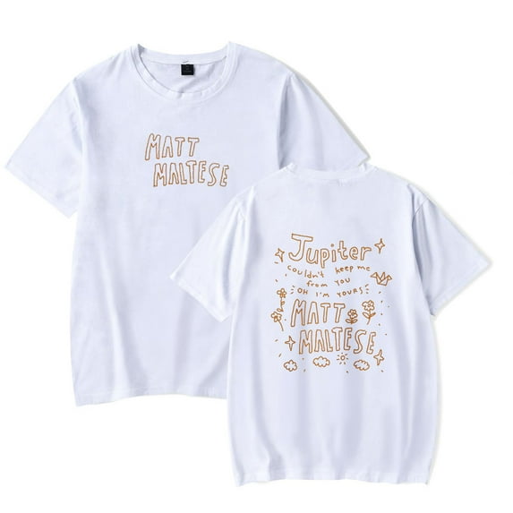 Matt Maltese Jupiter Doodle Inspired Women's Trendy Casual Short Sleeve T-Shirt