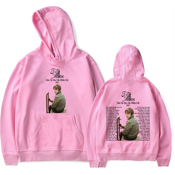Matt Maltese Tour For You My Whole Life 2025 Hoodies Hip Hop Sweatshirts Cool Pullovers
