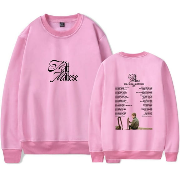 Matt Maltese Tour For You My Whole Life 2025 Sweatshirt Women Men Casual Crewneck Long Sleeve Pullover Clothes