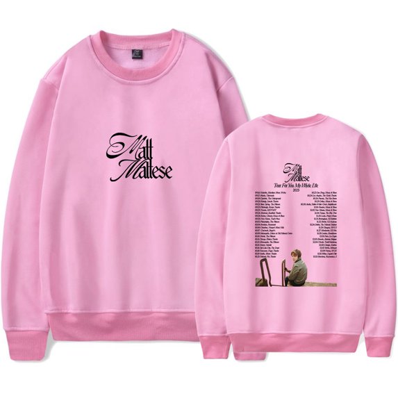 Matt Maltese Tour For You My Whole Life 2025 Sweatshirt Women Men Casual Crewneck Long Sleeve Pullover Clothes