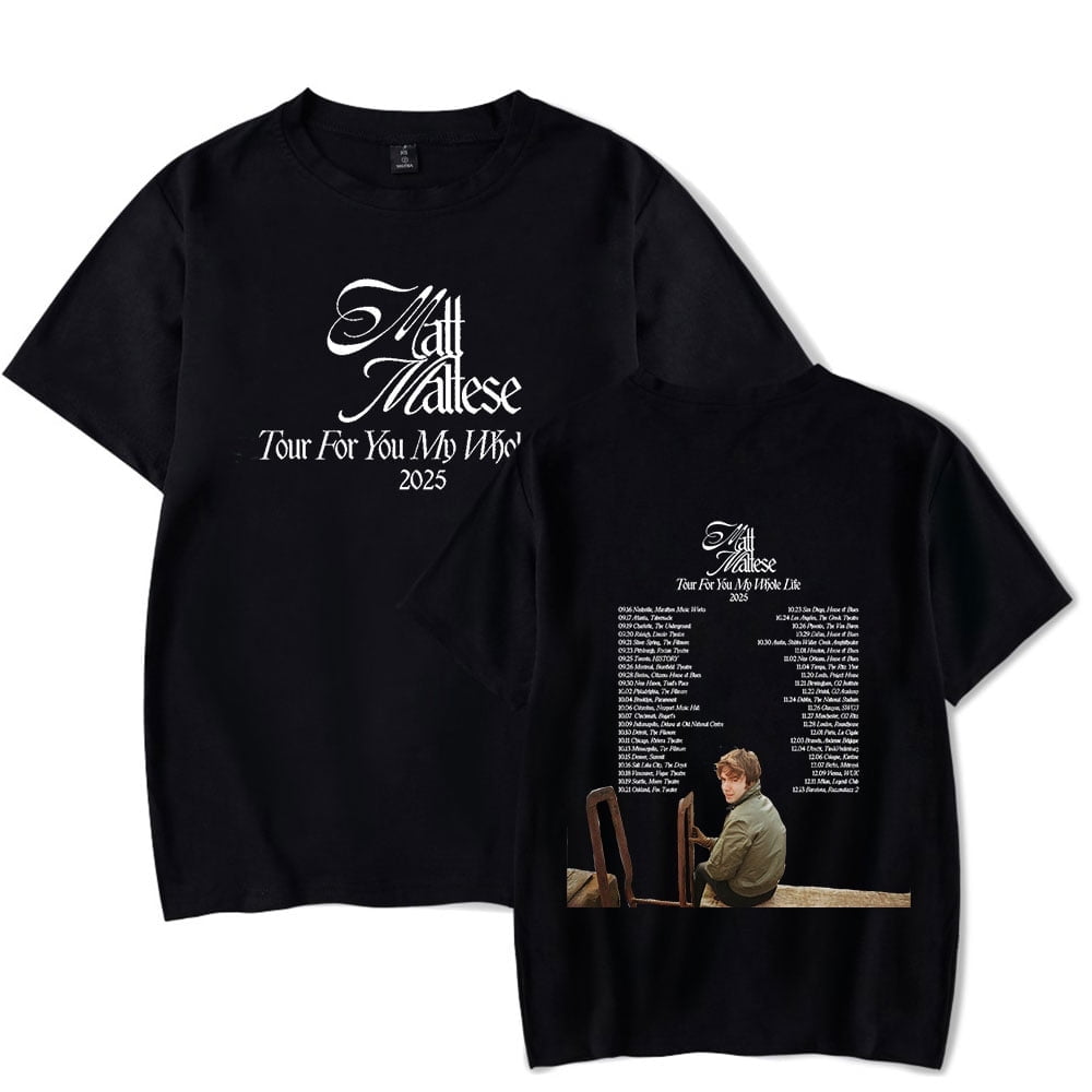 Matt Maltese Tour For You My Whole Life 2025 T-shirt Popular Print