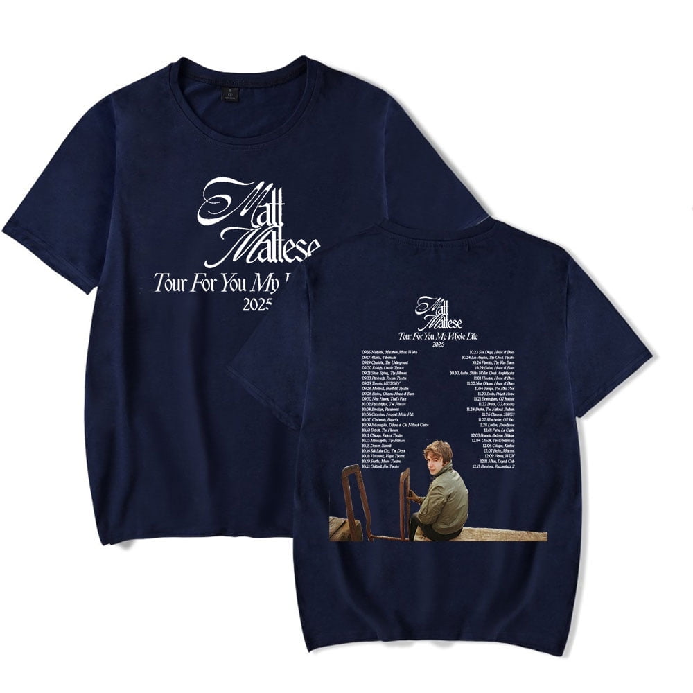 Matt Maltese Tour For You My Whole Life 2025 T-shirt Popular Print