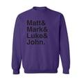 thumbnail image 1 of Matt & Mark & Luke & John Crewneck Sweatshirt, 1 of 3