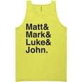 thumbnail image 1 of Matt & Mark & Luke & John Neon Tank Top, 1 of 1