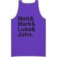 thumbnail image 1 of Matt & Mark & Luke & John Neon Tank Top, 1 of 1