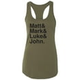 thumbnail image 1 of Matt & Mark & Luke & John Racerback Tank, 1 of 3