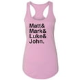 thumbnail image 1 of Matt & Mark & Luke & John Racerback Tank, 1 of 3