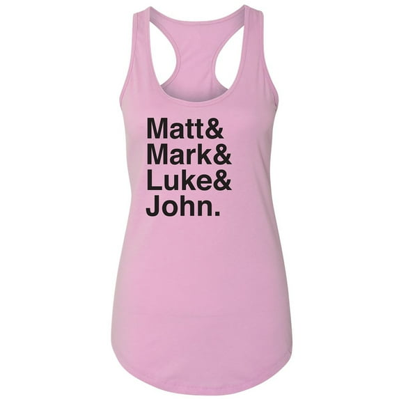 Matt & Mark & Luke & John Racerback Tank