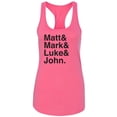 thumbnail image 1 of Matt & Mark & Luke & John Racerback Tank, 1 of 2