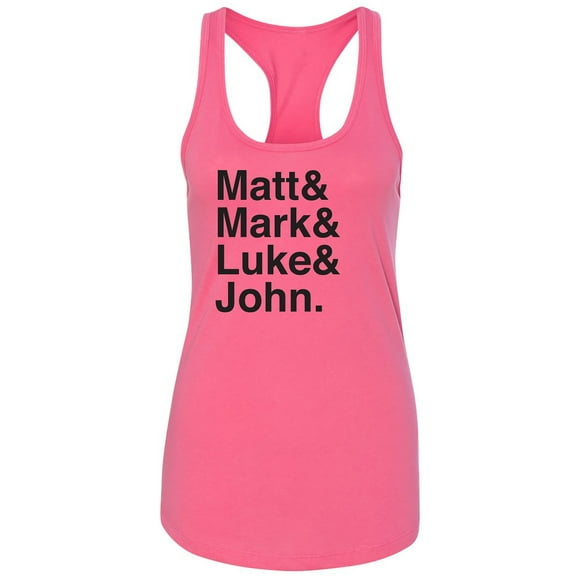 Matt & Mark & Luke & John Racerback Tank