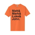 thumbnail image 1 of Matt & Mark & Luke & John Short Sleeve Neon T-Shirt, 1 of 1