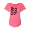 thumbnail image 1 of Matt & Mark & Luke & John Womens Dolman Tee, 1 of 1