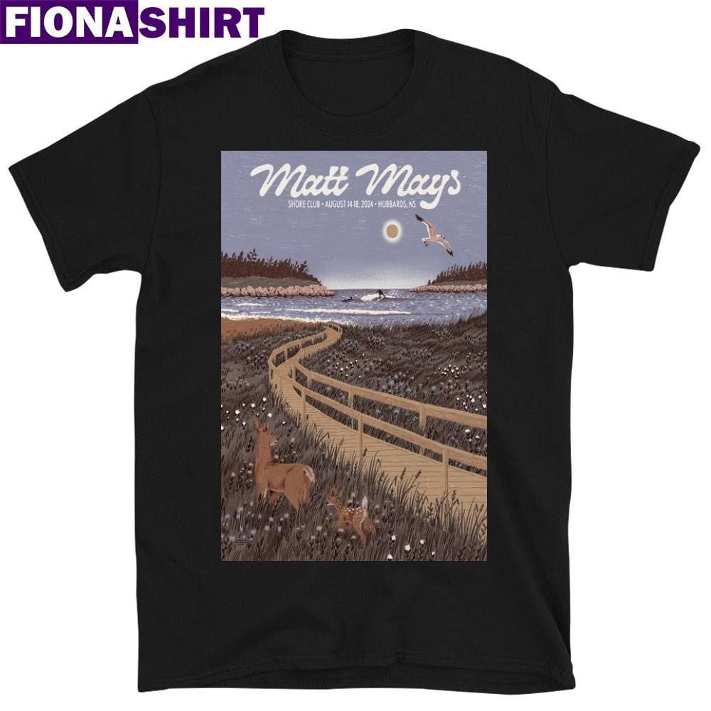 Matt Mays Shore Club August 1418 2024 Hubbards Ns Poster Shirt