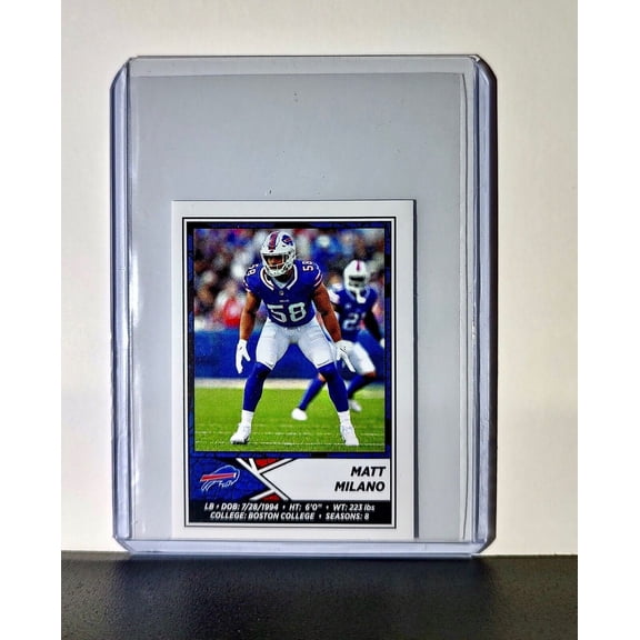 Matt Milano 2024 Panini NFL Sticker #51 Buffalo Bills