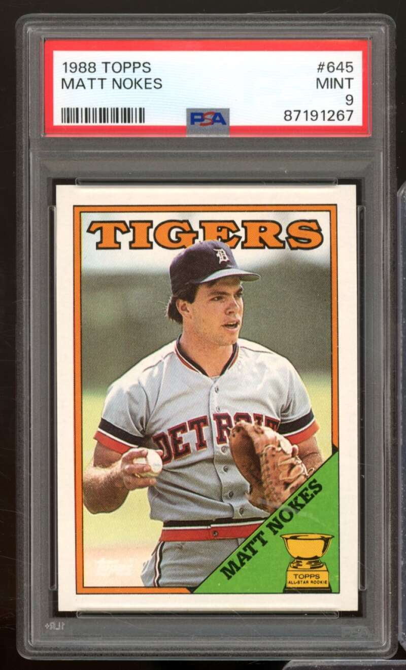 Matt Nokes Rookie Trading Card for Warehouse Breakroom Display ...