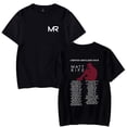 thumbnail image 1 of Matt Rife 2023 Chipped Shoulder Tour Merch Unisex Short Sleeve Crewneck T-Shirt - Print Cotton Casual Streetwear,L,Black, 1 of 5