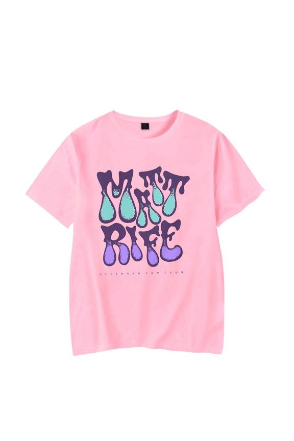 Offended Fan Club Pop Graphics Print Unisex Crewneck Casual Short Sleeve T - Shirt