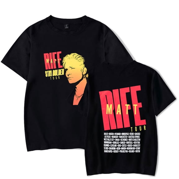 Matt Rife Merch T-shirt Summer Unisex Short-sleeved Fashion Y2K Casual Stylish Design Tee