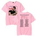 thumbnail image 1 of Matt Rife Merch Tour T-shirt women's men's fashionable round neck short sleeved T-shirt top, 1 of 2