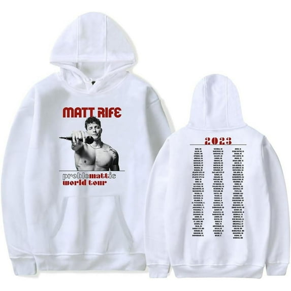 Matt Rife ProbleMATTic World Tour Hoodie Merch Pockets Drawstring Unisex Hooded Sweatshirt Fashion Clothing