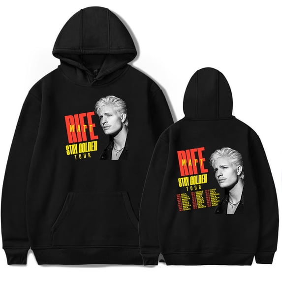 Matt Rife Stay Goladen Tour Merch Hoodie Men/Women Unisex Winter Long Sleeve Sweatshirt Pullover Fashion Streetwear
