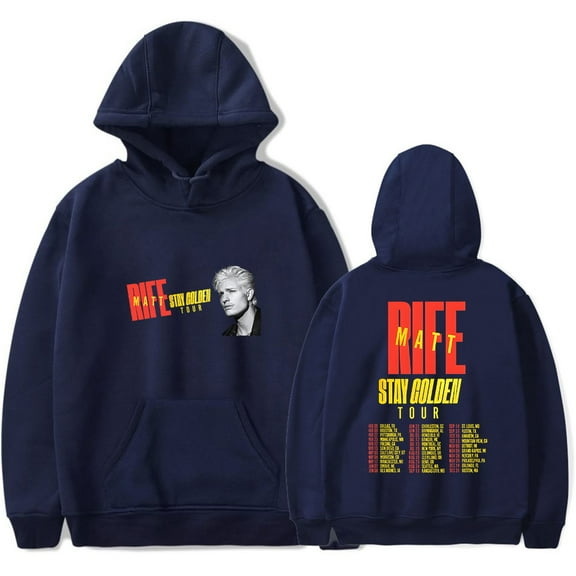 Matt Rife Stay Golden Tour Hoodie Women Men Hooded Sweatshirt Long Sleeve Pullovers