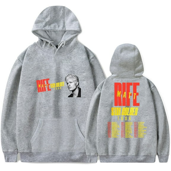 Matt Rife Stay Golden Tour Hoodie Women Men Hooded Sweatshirt Long Sleeve Pullovers