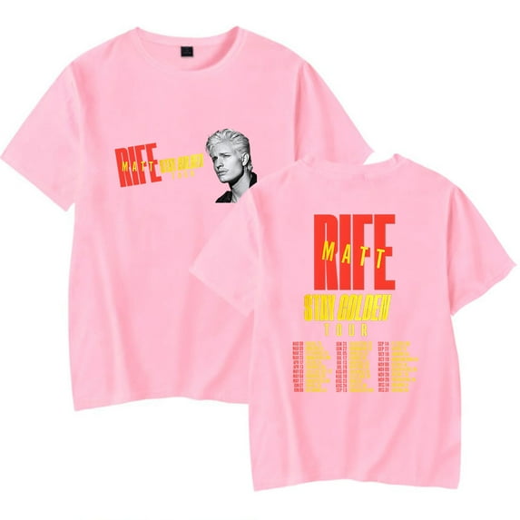 Matt Rife Stay Golden Tour Tee Unisex Short Sleeve Crewneck Fashion T-shirt